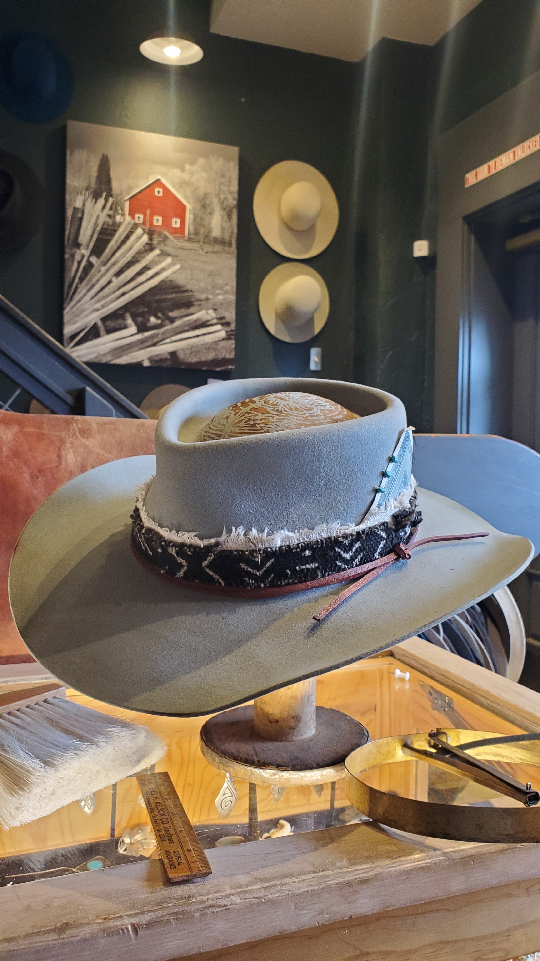 Custom hat #1022 7 1/8+ – Steamboat Hatter