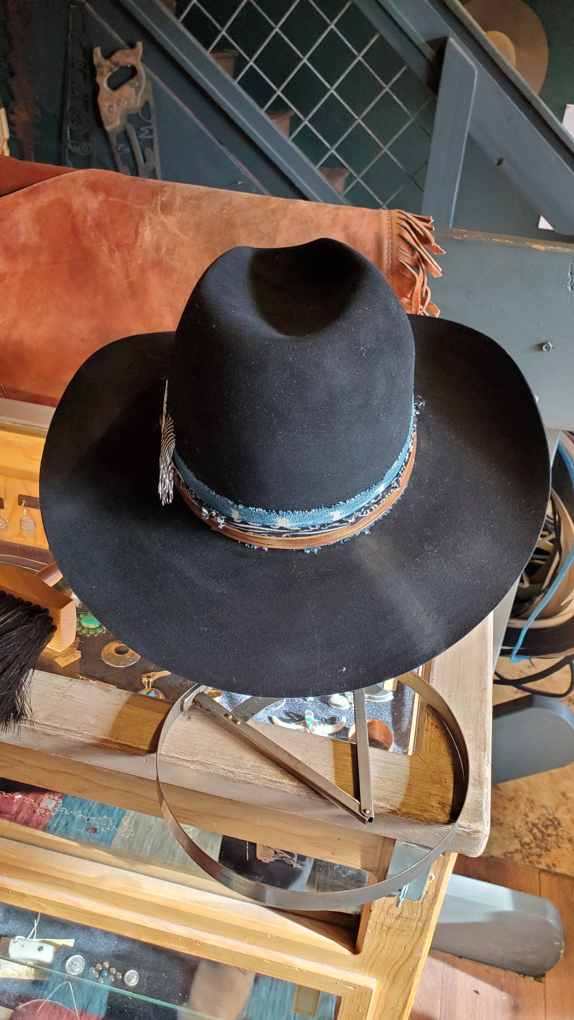 Custom hat #1067 size 7 3/8