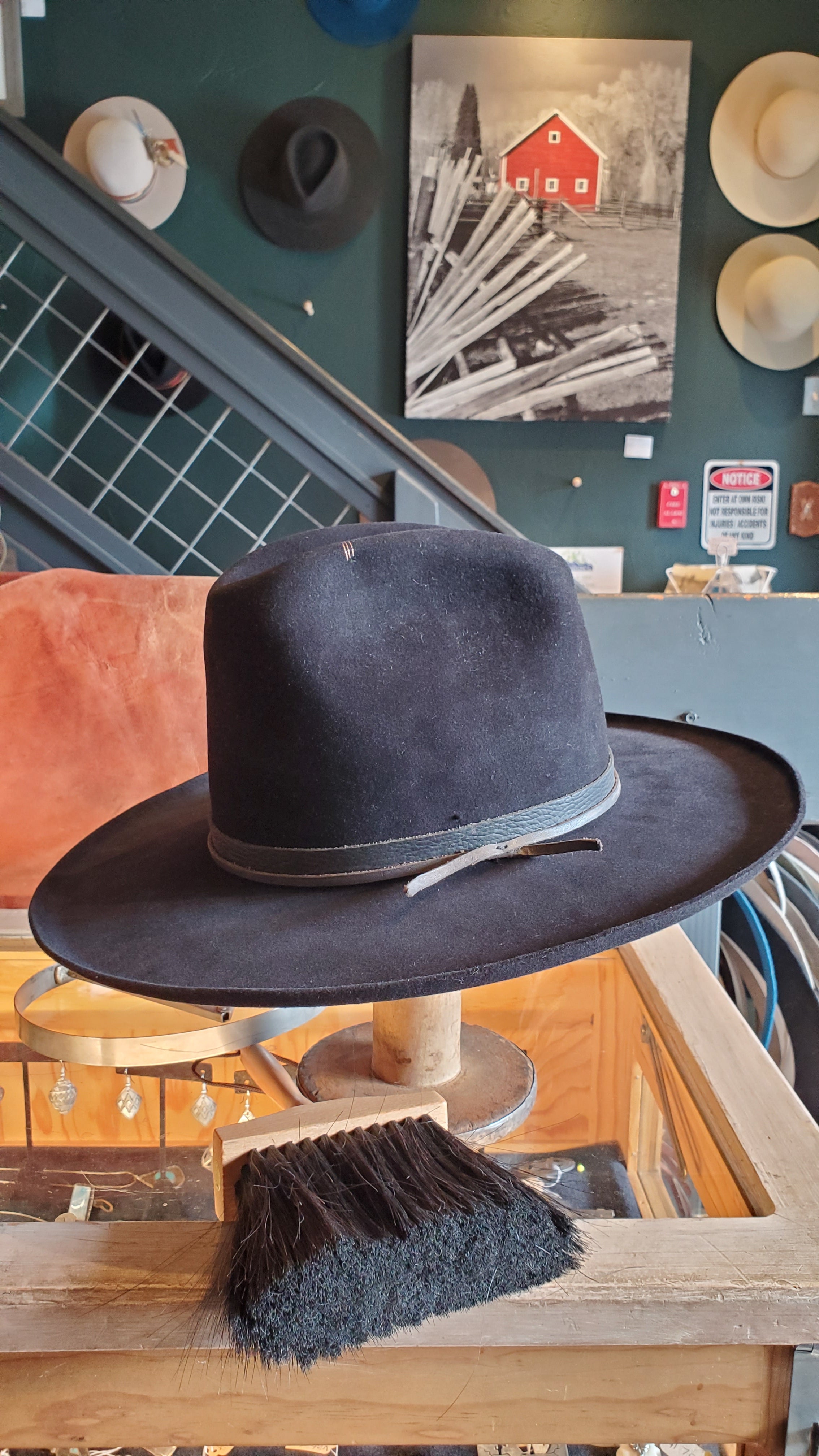 Custom hat #1071 size 6 7/8+
