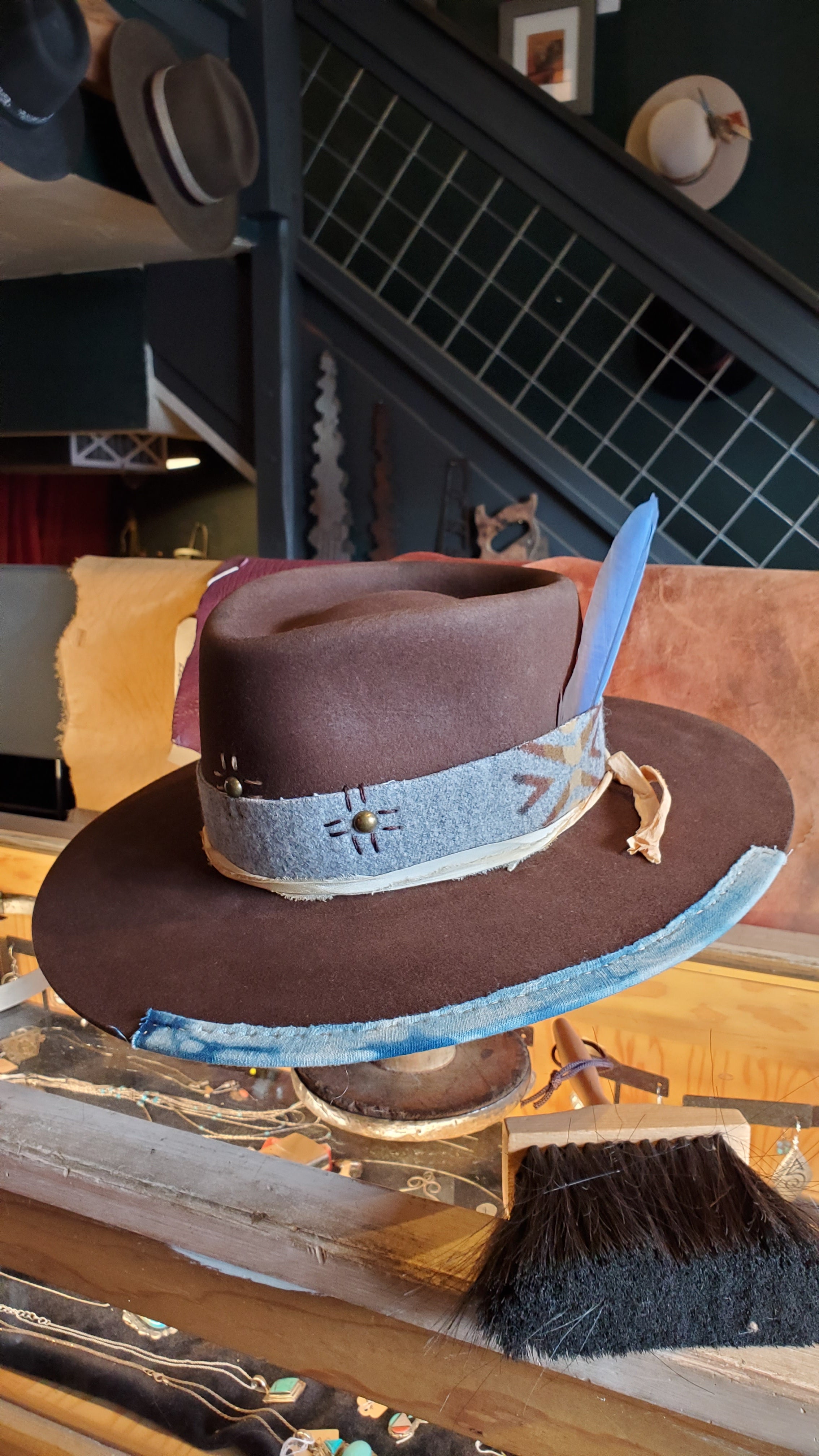 Custom hat #1088 size 7 1/8+
